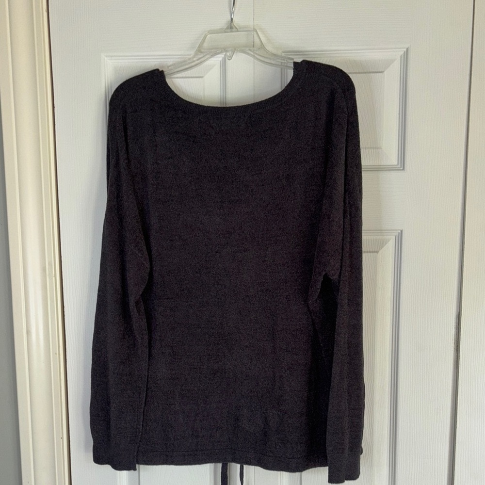 Barefoot Dreams Dark Gray Sweatshirt - Picture 4 of 6
